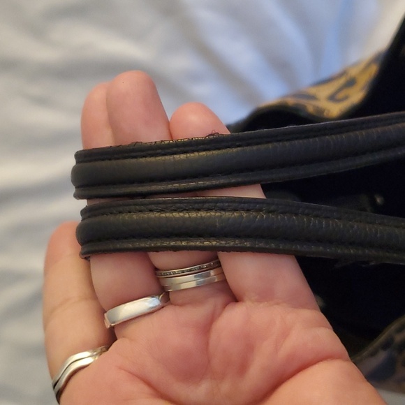 Coach leopard ocelot print Edie 28LI wild beast crossbody& Coach dust bag. - Picture 7 of 11